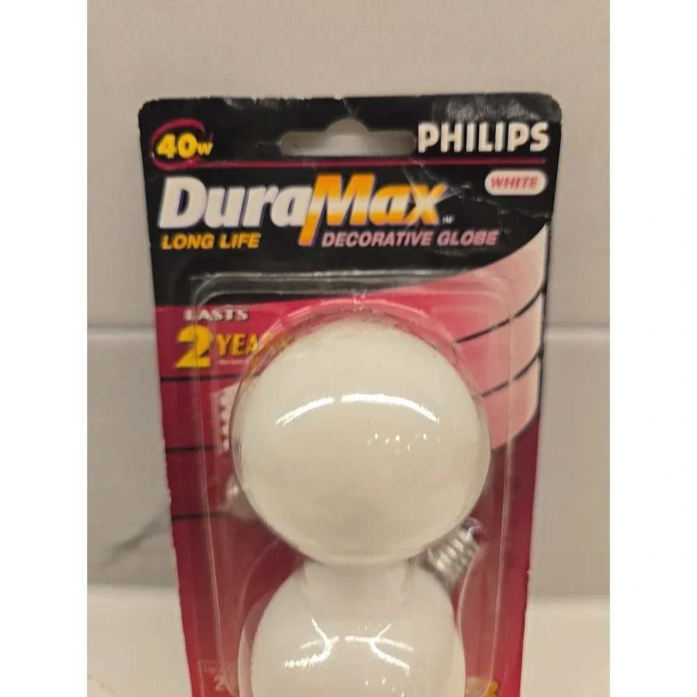 Philips DuraMax 40w white‎ decorative globe